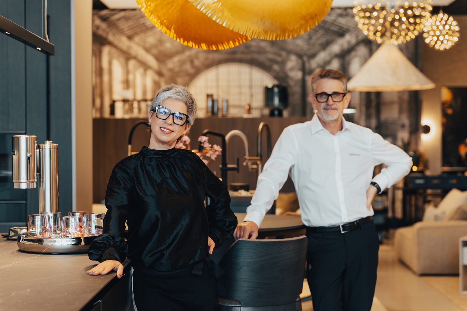 Alexandra Spies und Karsten im Gespräch